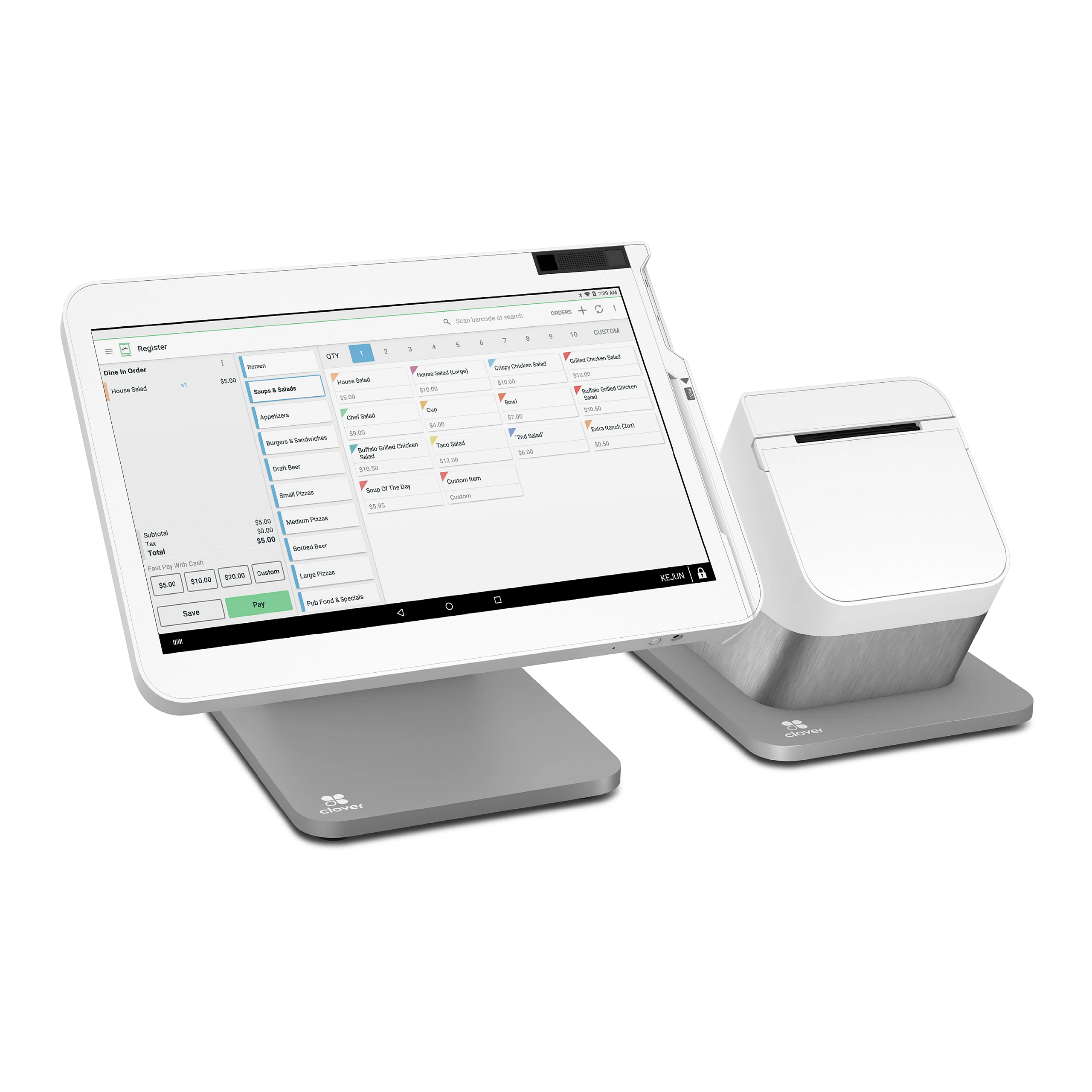 Clover POS system